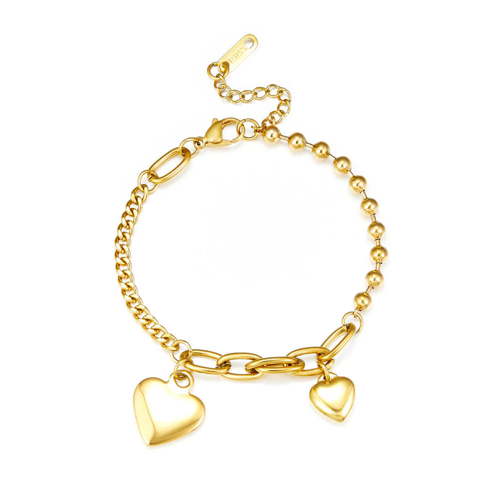 Chain Of Hearts Bracelets